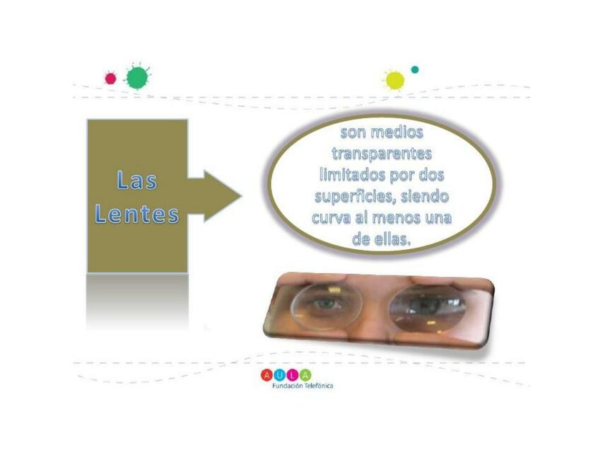 Biofisica De La Vision Lentes Dra Xmed UDocz