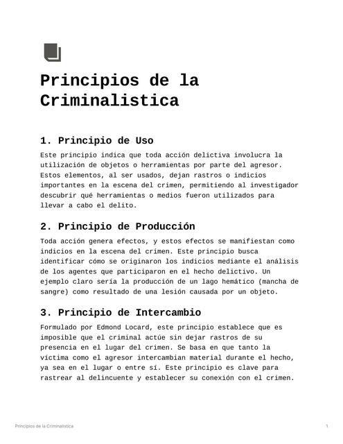 Principios de la Criminalística Liliana Pardo Espinosa uDocz