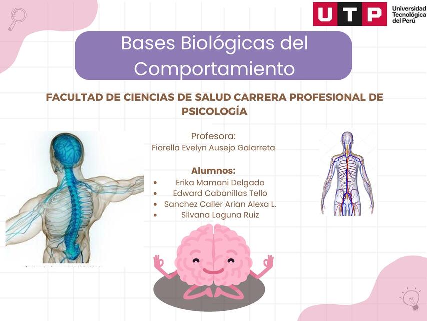 Bases Biológicas del Comportamiento Maryori uDocz