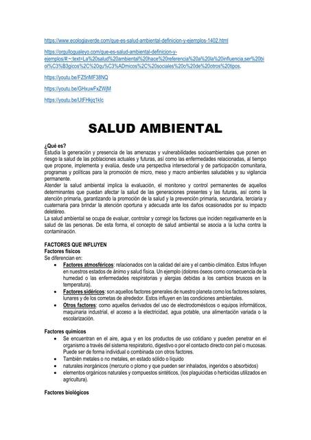 SALUD AMBIENTAL Lucila UDocz