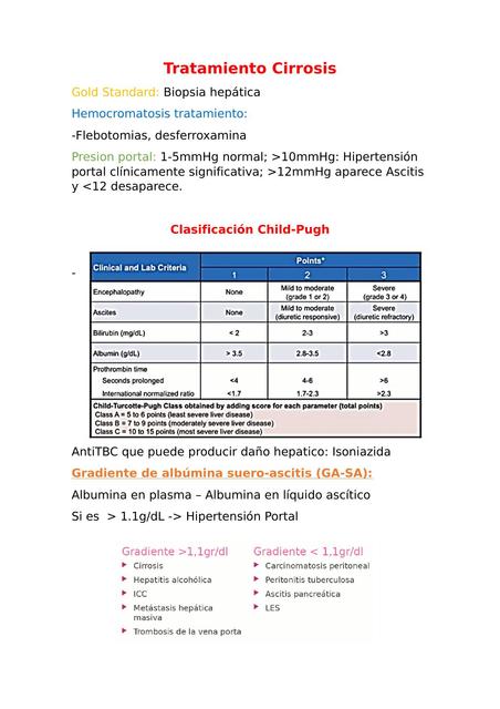 Tratamiento Cirrosis Dr Pikanotes UDocz