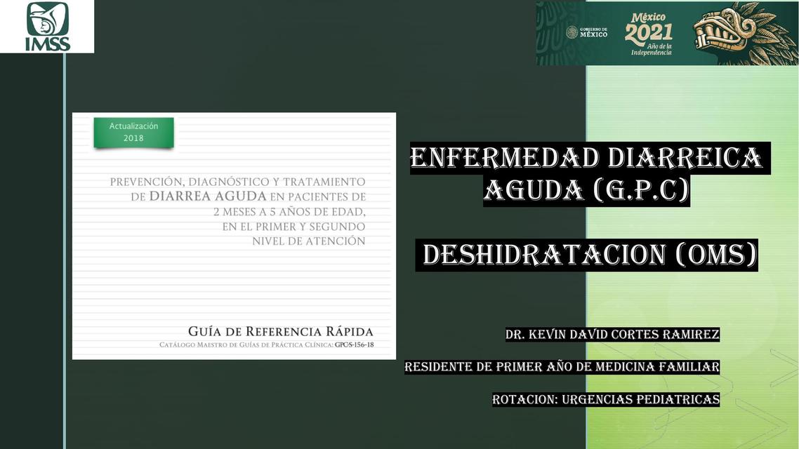 Enfermedad Diarreica Aguda 2 MESES A 5 AÑOS Kevin David Cortes