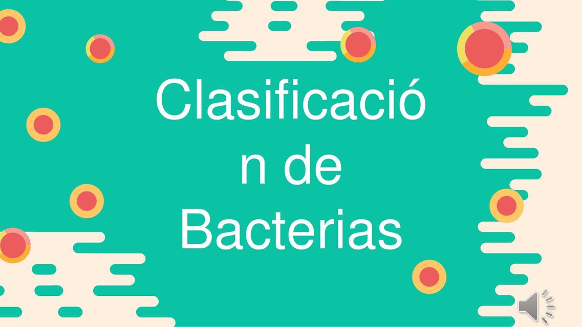 Clasificación de Bacterias Tiroxina Med uDocz