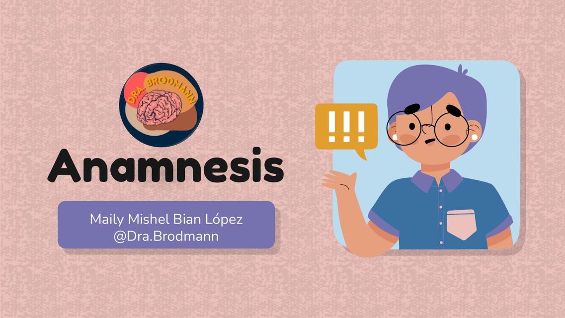 Anamnesis Dra Brodmann Udocz