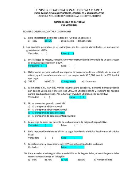 Práctica Desarrollada Contabilidad Tributaria Renzo Cuzco uDocz