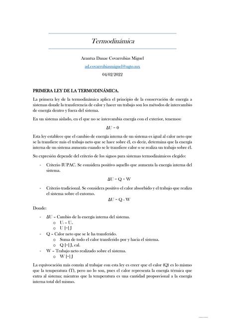 Termodinámica Arantxa Danae Covarrubias Miguel uDocz