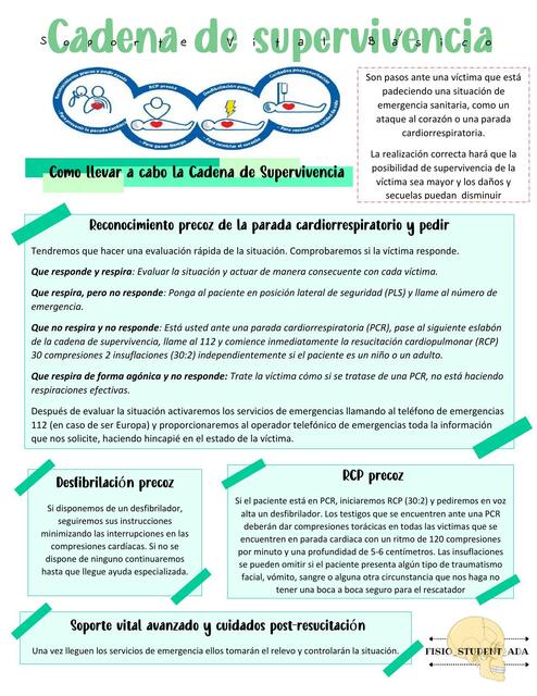 Cadena De Supervivencia Fisio Ada UDocz