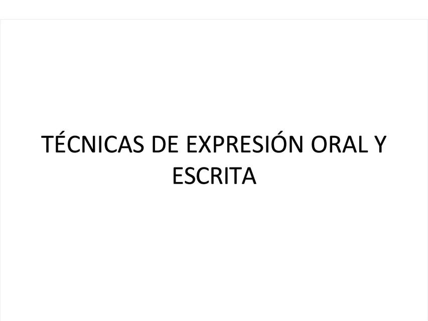 Técnicas de expresión oral y escrita mizaki uDocz