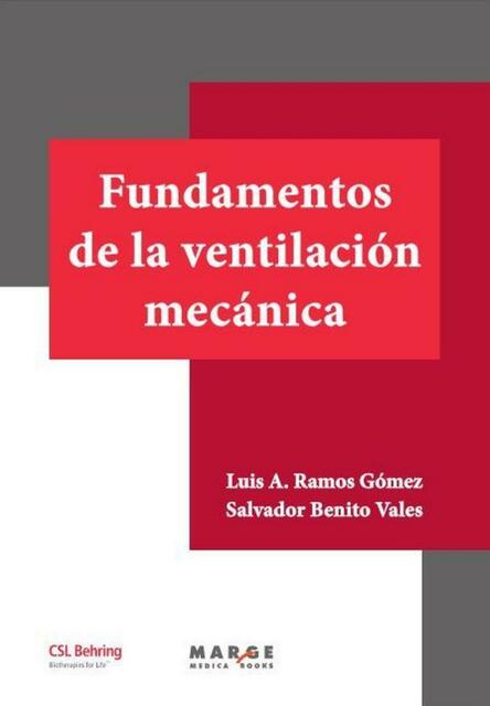 Fundamentos Ventilación Mecánica Jhony Flores Camino uDocz