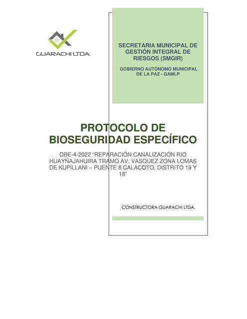 Protocolo de Bioseguridad Versión Final Laura Virginia Soto Zapana