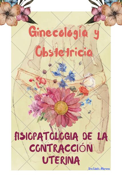 Fisiopatología de la Contracción Uterina Ginecología y Obstetricia