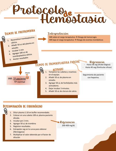 Protocolo De Hemostasia ESCARLET ESTER CONUEN VASQUEZ UDocz