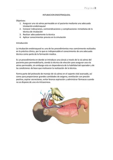 Intubacion Tecnica Completa Fitmed Udocz