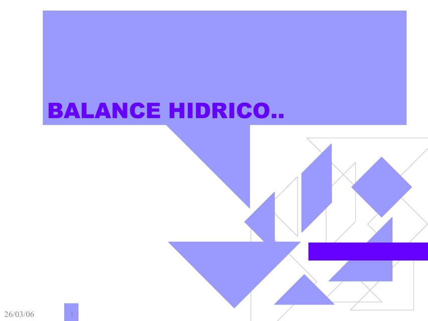 Balance hídrico 4 Enfermería uDocz