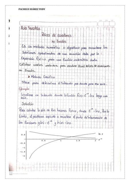 Raíces de Ecuaciones No Lineales Milena Suárez uDocz