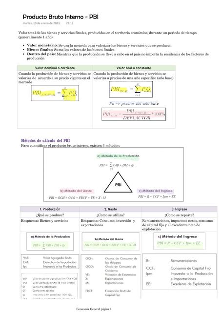 Producto Bruto Interno PBI Belen Nieto Torres UDocz