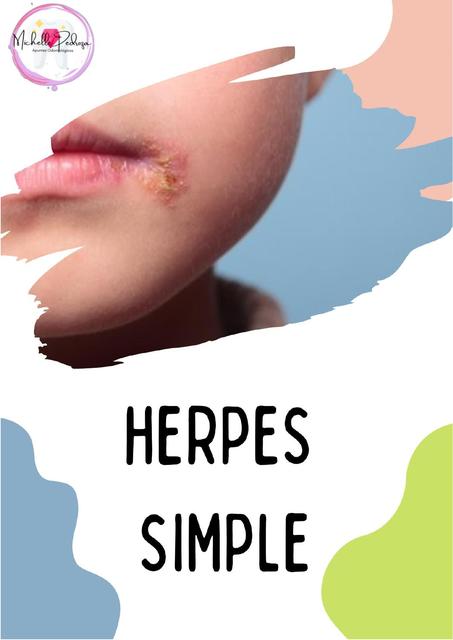 Herpes Simple Michelle Pedroza UDocz