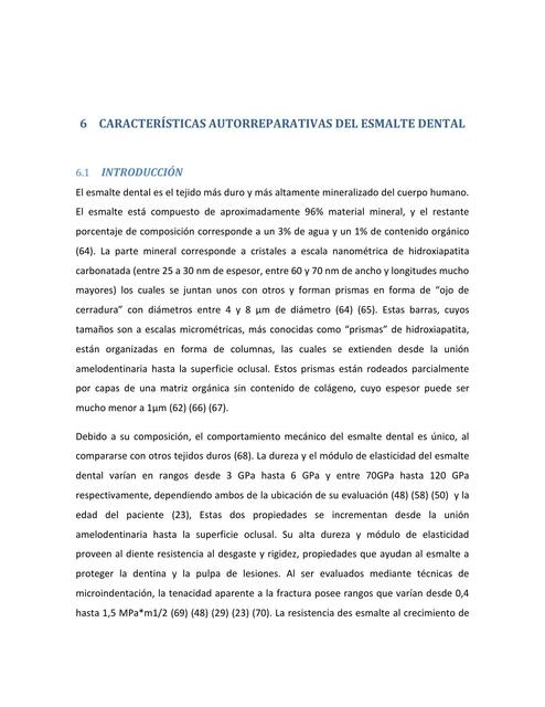 Caracter Sticas Autorreparativas Del Esmalte Dental Apuntes Salud