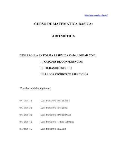 Curso de matemática básica LibrosPreuniversitarios uDocz