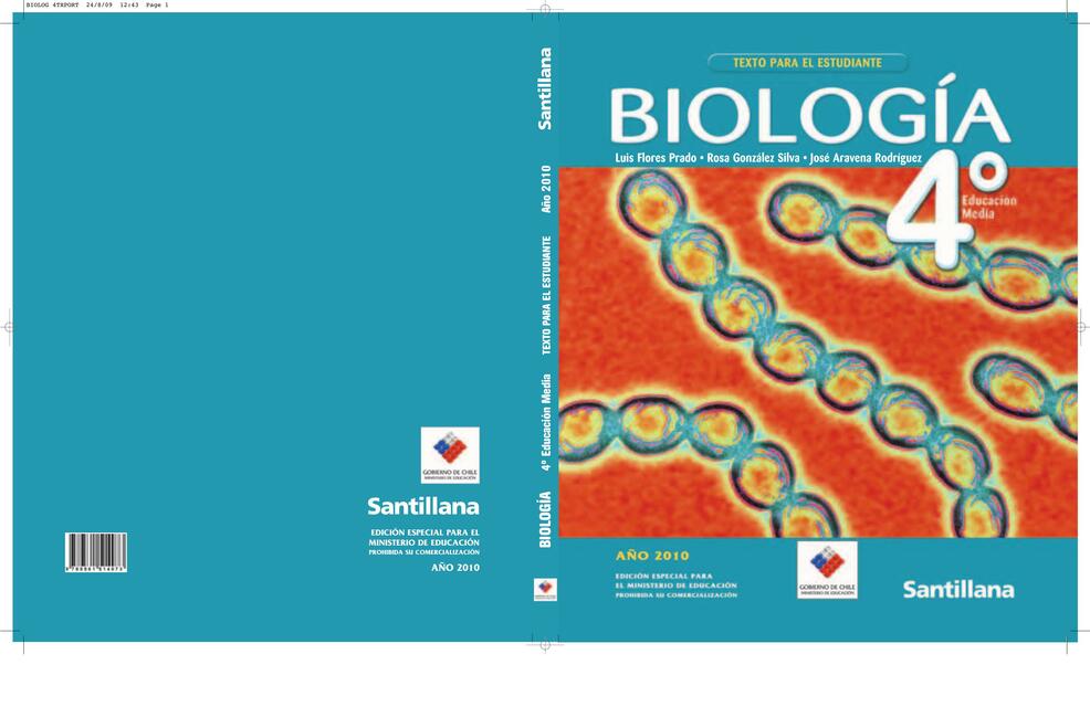 Biolog A Para Cuarto A O De Bachillerato Udocz