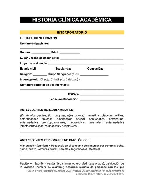 Doc Historia Clinica 1 Ficha De Identificacion Jessica Monserrat Images