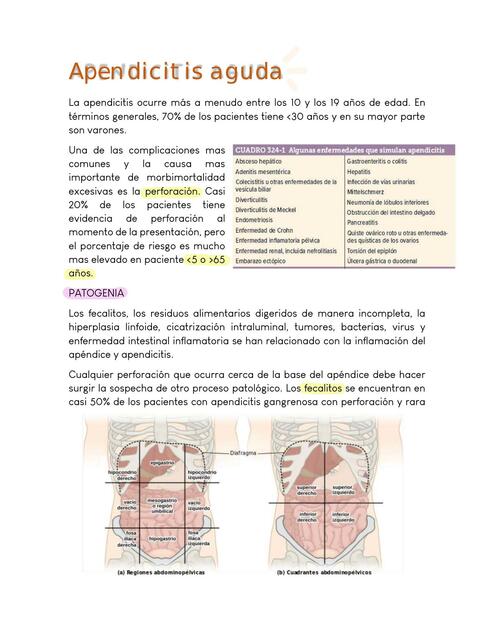 Apendicitis Aguda Wendy Morales UDocz