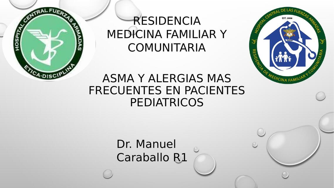 Asma y Alergias en Pediatría Manuel Orlando Caraballo Mota uDocz