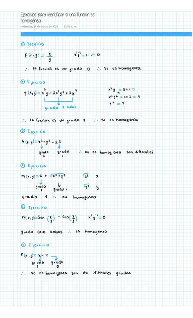 Funciones Homogéneas Apuntes con cremosito el inge uDocz