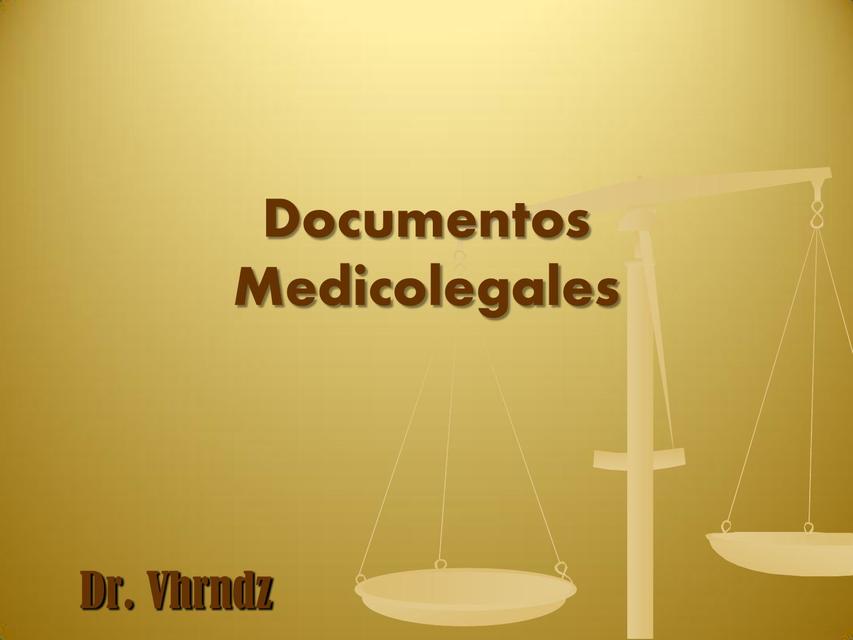 Documentos Medicos Legales Todo Sobre Medicina Udocz