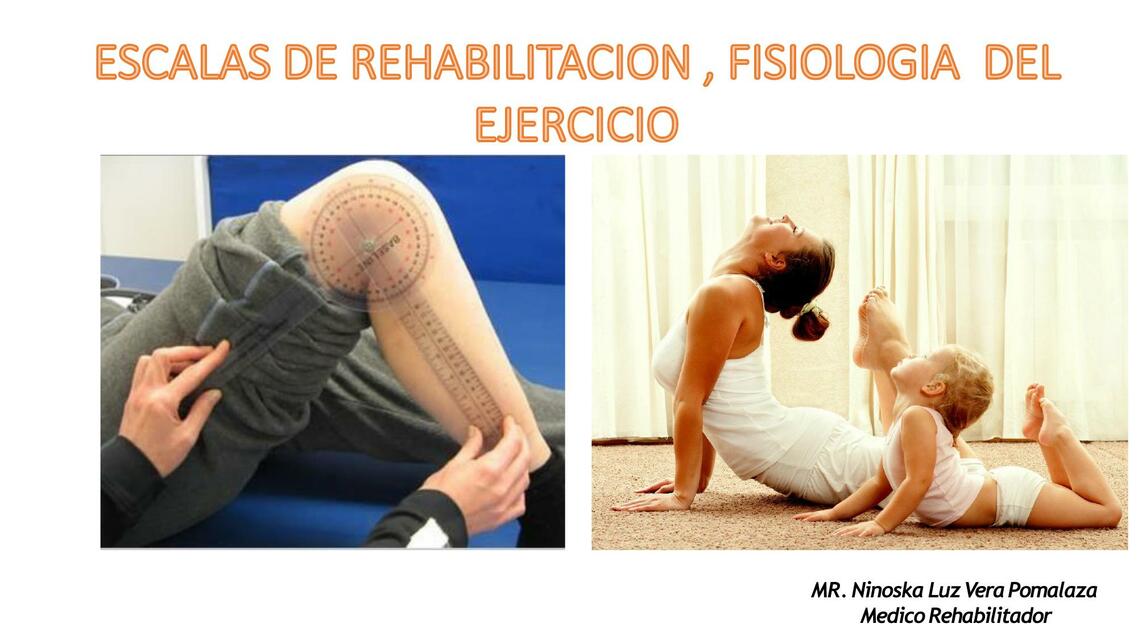 Escalas de rehabilitación fisiología del ejercicio Mishelle Ch uDocz