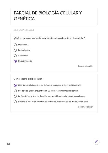 Parcial De Biolog A Celular Y Gen Tica Shelwyn Perez Udocz