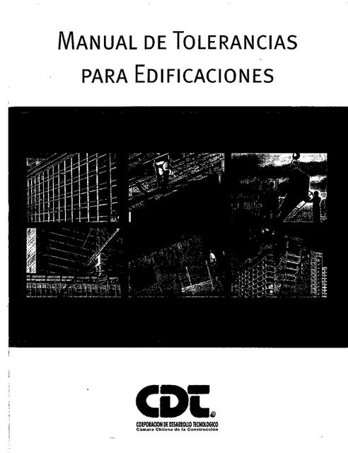 Manual De Tolerancias Para Edificaciones Helgo Herbert Meza Huayta