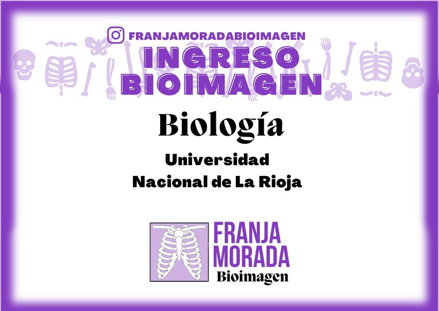 Biología Ingreso Mili Casas uDocz