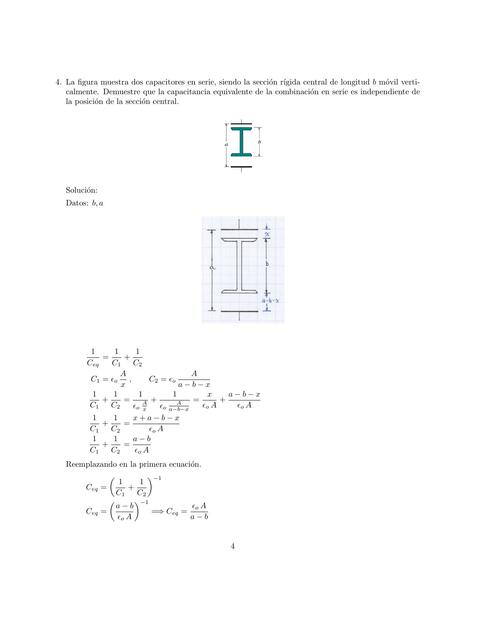Capacitancia Ejercicio Resuelto Josh UDocz