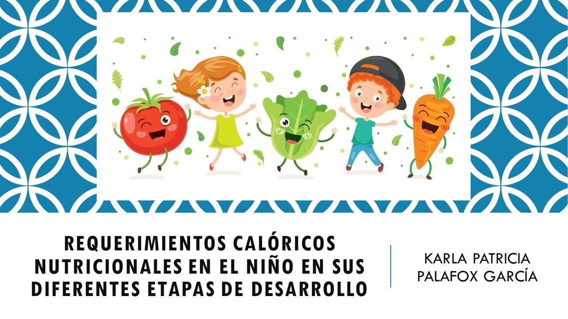 Requerimientos calóricos nutricionales en el niño en sus diferentes