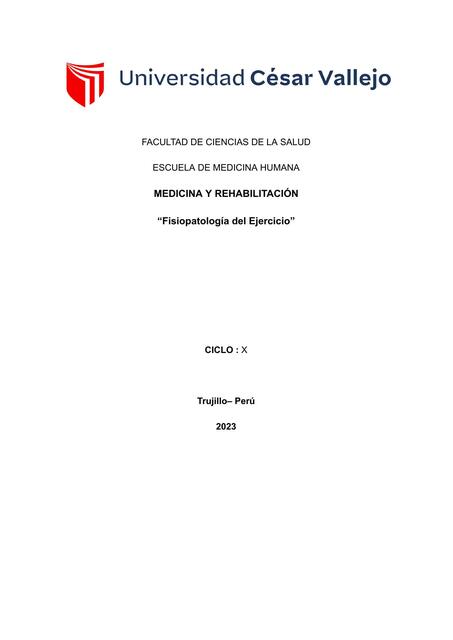 Informe fisiología del ejercicios rehabilitación MiddleMedic uDocz