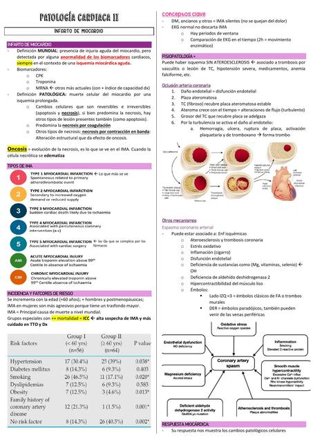 Infarto de miocardio patología 2 Nanet Jordan uDocz