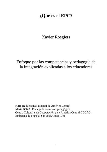 Que Es El Epc Enfoque Por Las Competencias Y Pedag Andres Felipe Vega