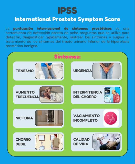 IPSS Hiperplasia Prostatica Benigna Prostata Javier Rios UDocz