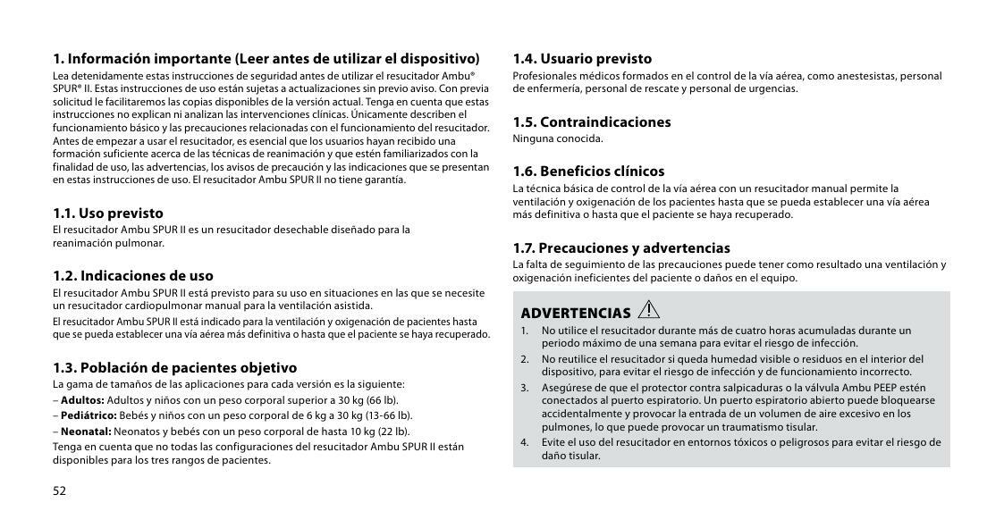 Manual De Uso Del Resucitador Medicina General Udocz