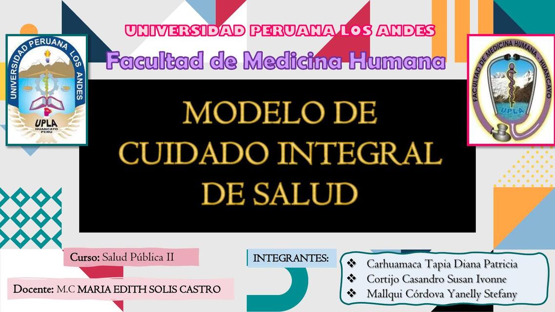 Modelo De Cuidado Integral De Salud Mishelle Chavez Udocz