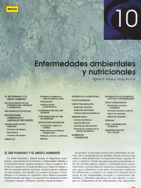 Enfermedades Ambientales Y Nutricionales Oscar Solorzano Samame UDocz