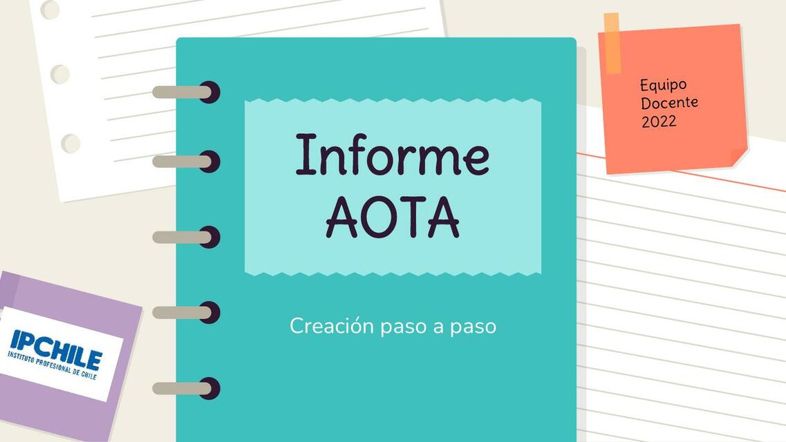 Informe AOTA Angela Riffo UDocz