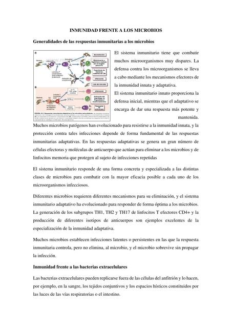 Inmunidad Frente A Los Microbios Valeria Carpio Udocz