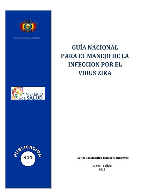 Guía nacional para el manejo de la infección por el virus zika Laura