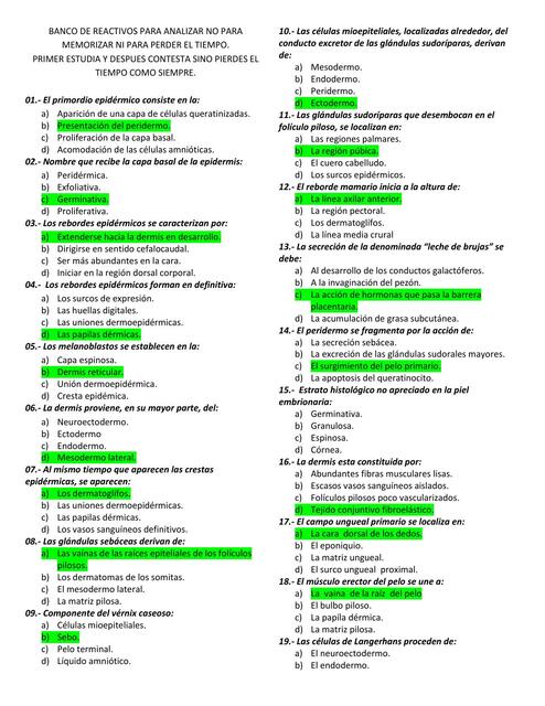 Gu A Sistema Tegumentario Ang Lica Mena Udocz