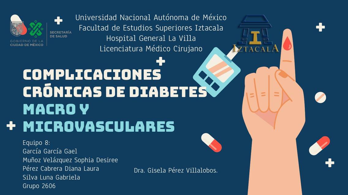 Complicaciones Crónicas de Diabetes Angélica Mena uDocz