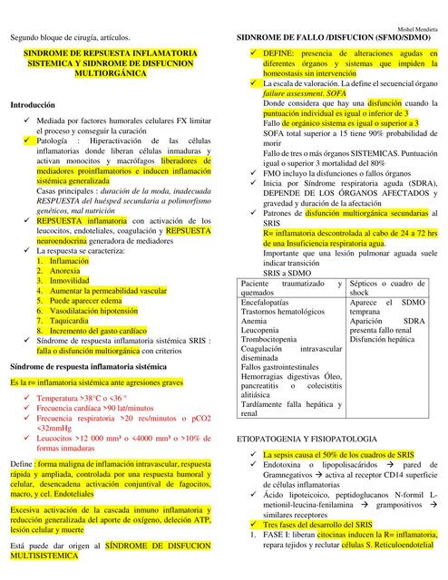 Resumen primer bloque introducción a la cirugia IOVANNY CRUZ OJEDA