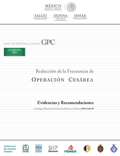 Reducción frecuencia operación Cesárea Jessy González uDocz