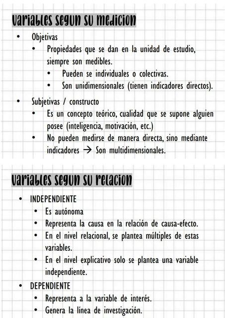 VARIABLES SEGÚN MEDICIÓN Y RELACIÓN Claudia Quispe uDocz